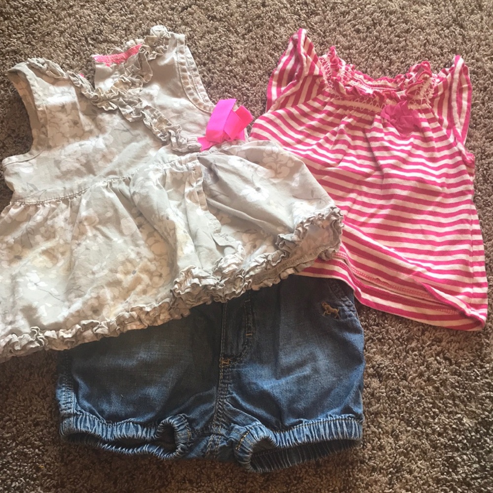 6 months adorable girls outfit